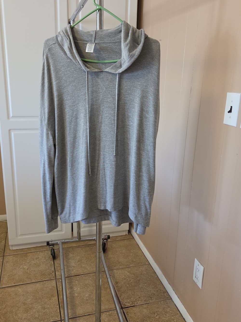 Light Gray Women's Hoodie Sweater